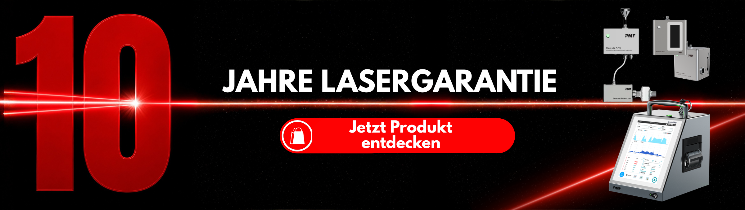 lasergarantie für partikelzähler